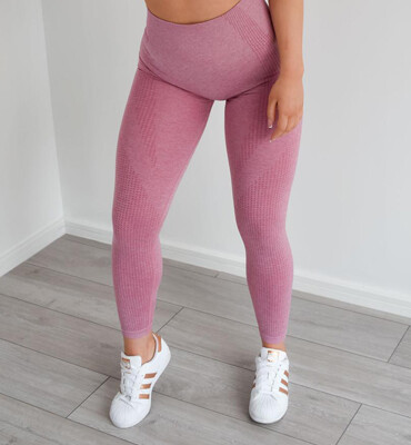 Seamless Shape Leggings Pink | Plus Size Leggings Online | Slaywear